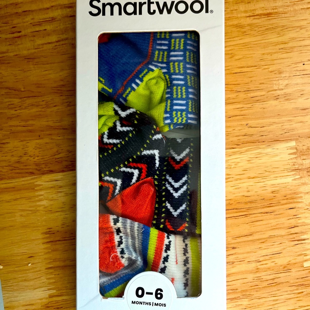 Smartwool Baby Bootie Batch Socks, 0-6 Months